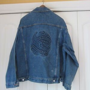 Vintage denim Harley Davidson Jacket